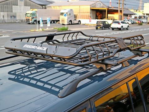 当店商品車の９５プラドにRHINO-RACK  XTray ルーフラックを取り付けました🎶🎶